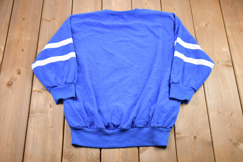 Vintage 1990s Adolfo Sailing Embroidered Crewneck Sweatshirt