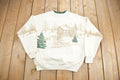 Vintage 1995 Winter Farm Graphic Crewneck