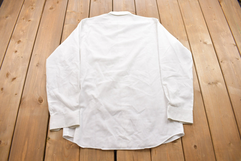 Vintage 1990s Pierre Cardin Button Up Dress Shirt