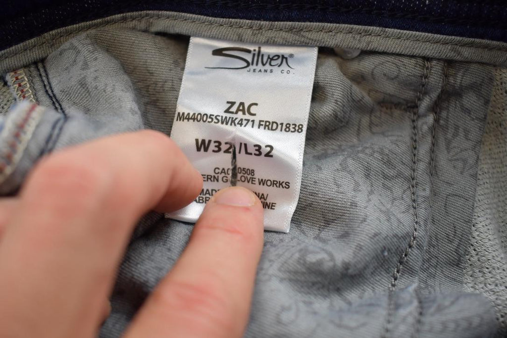 Vintage 2000s Silver Jeans Company Stretchy Glove Denim Pants Size 32x32
