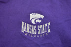 Vintage 1990s Kansas State Wildcats Collegiate Embroidered Crewneck Made In USA Pro Player