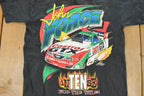 Vintage 1990s NHRA John Force Racing Graphic T-Shirt Men's Medium