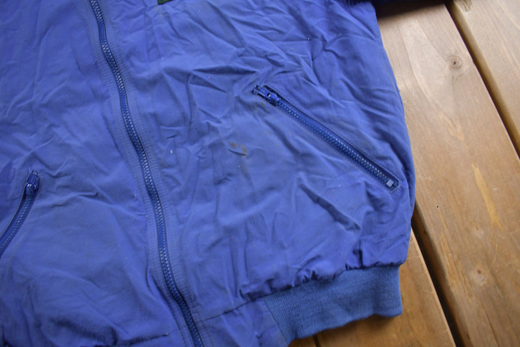 Vintage 1990s LL Bean Fleece Lined Three Season Warm Up Jacket