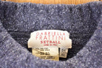 Vintage 1990s Gabriella Frattini Setball Abstract Knit Crewneck Sweater Mens L