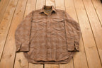 Vintage 1980s Pendleton Wool Flannel Button Up Shirt Men's L /
