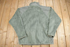 Vintage 1990s Military Cold Weather Polar Tec Fleece Sweater / Army / Gen III / Army Jacket / Deep Pile Fleece / Size L