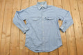Vintage 1990s Carhartt Denim Button Up Shirt