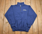 Vintage 1990s 'Island Beach Co' Quarter Zip Sweatshirt
