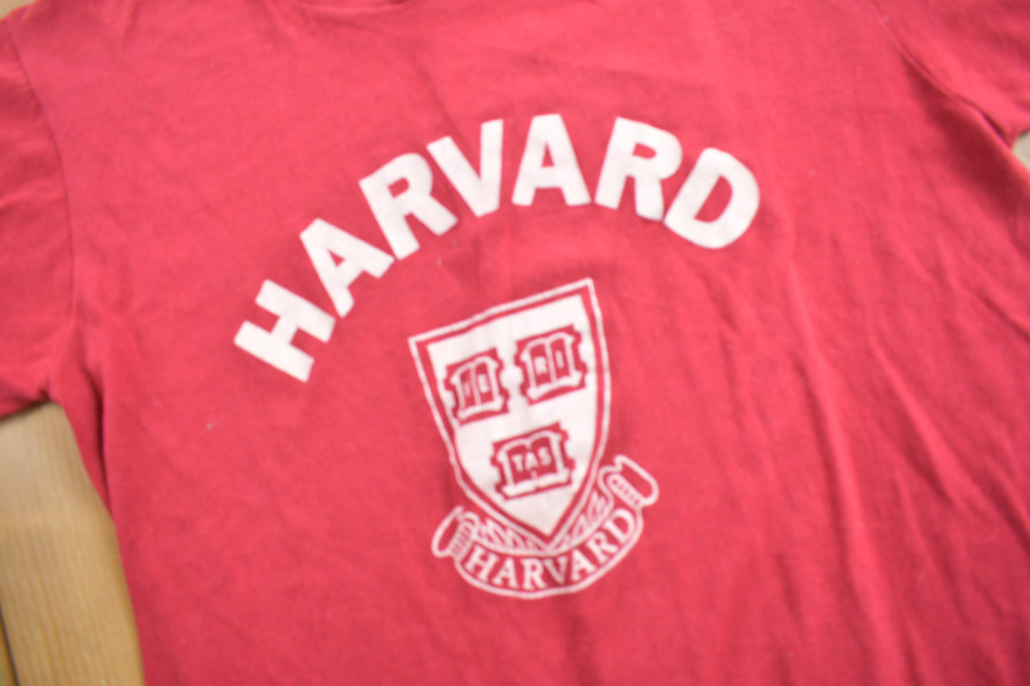 Vintage 1980s Harvard University Collegiate T-Shirt / Americana / Sportswear / Made In USA / Single Stitch