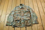 Vintage Military Button Up Shirt