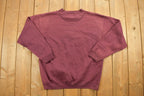 Vintage 1990s Largermouth Fisherman Embroidered Crewneck Sweatshirt