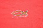 Vintage 1990s Love All Worship One Long Sleeve Shirt