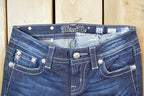 Vintage Y2K Miss Me Bedazzled Low Rise Jeans Size 26x31