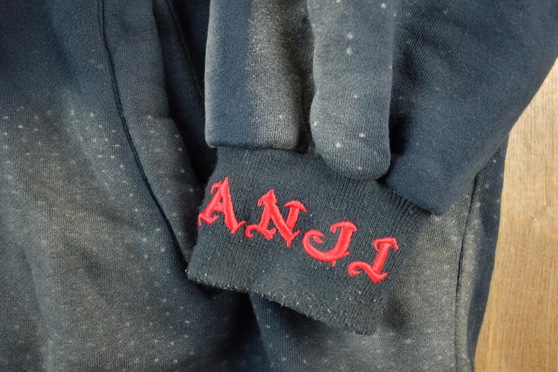 Vintage 1990s Kanji Jeans Heavyweight Dragon EMbroidered Full Zip 5X Hip Hop Hoodie Made In USA