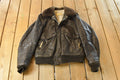 Vintage 1960s Schott GI-A2-M Black Leather Flight Jacket Men's 44 /
