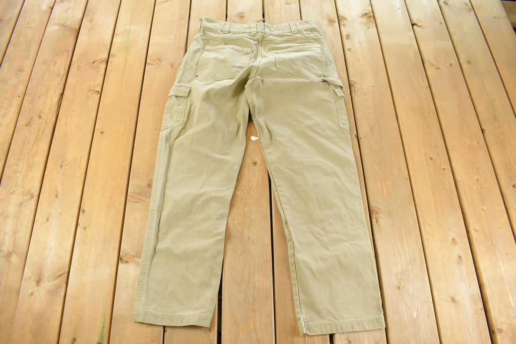 Vintage 1990s Cabela's Outdoor Gear Beige Cargo Pocket Pants Men's 34 x 32