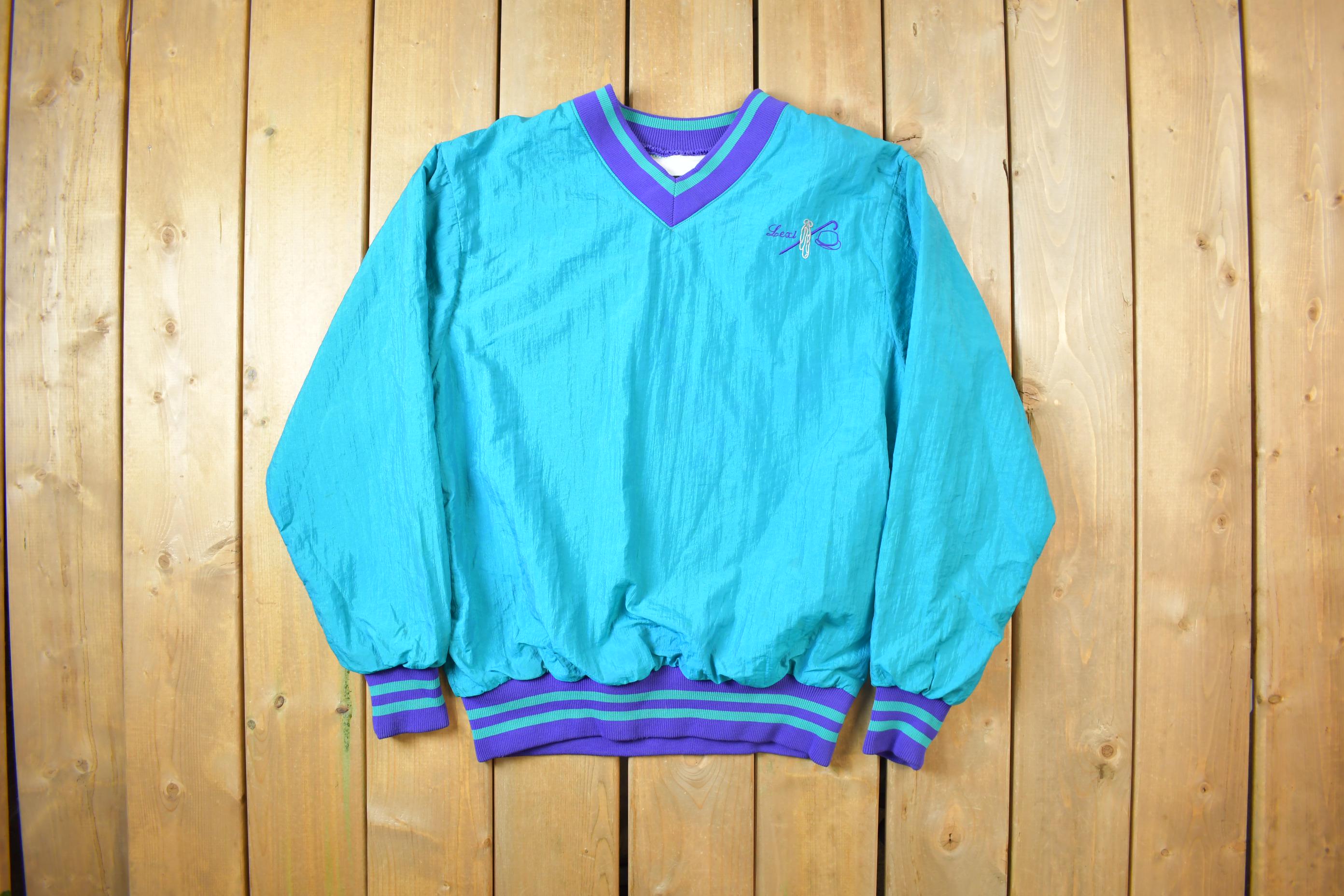 Vintage 1990s First Street Dance Academy Embroidered Name Windbreaker