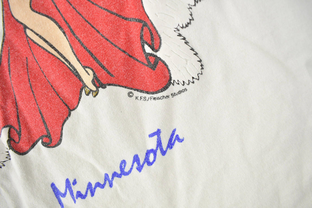Vintage 1990s Betty Boop Minnesota Single Stitch Graphic T-Shirt Made In USA