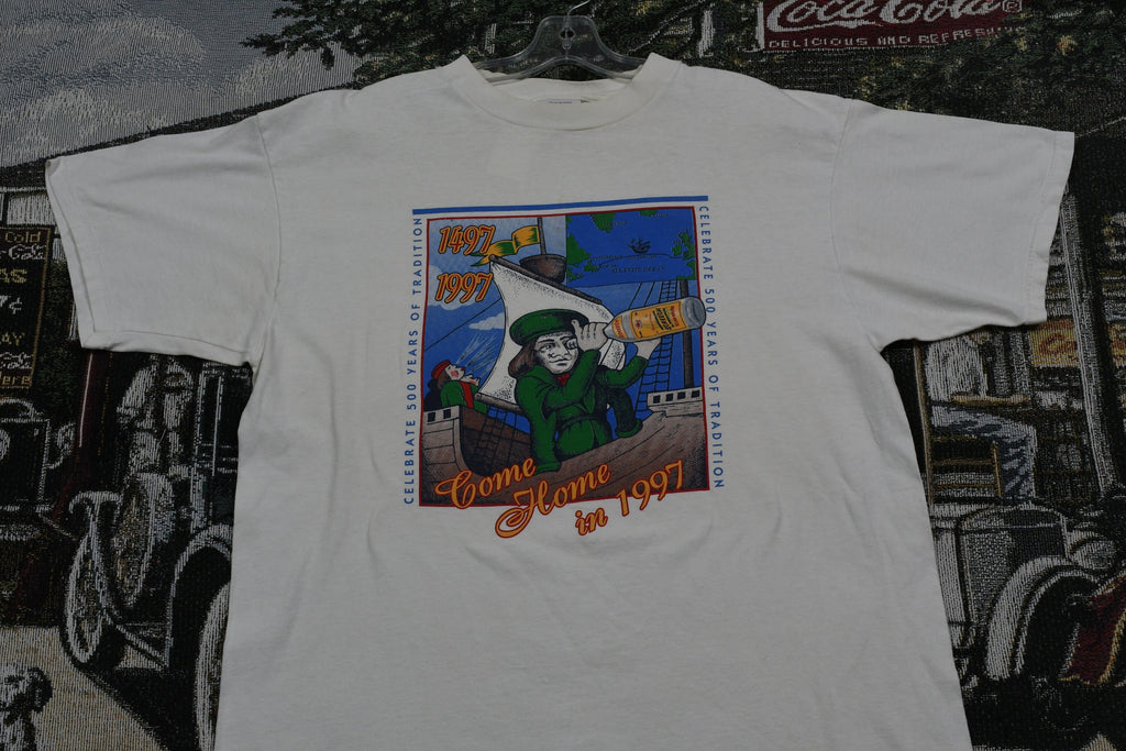 Vintage 1997 Come Home In 1997 Celebrate 500 Years Of Tradition Graphic T Shirt