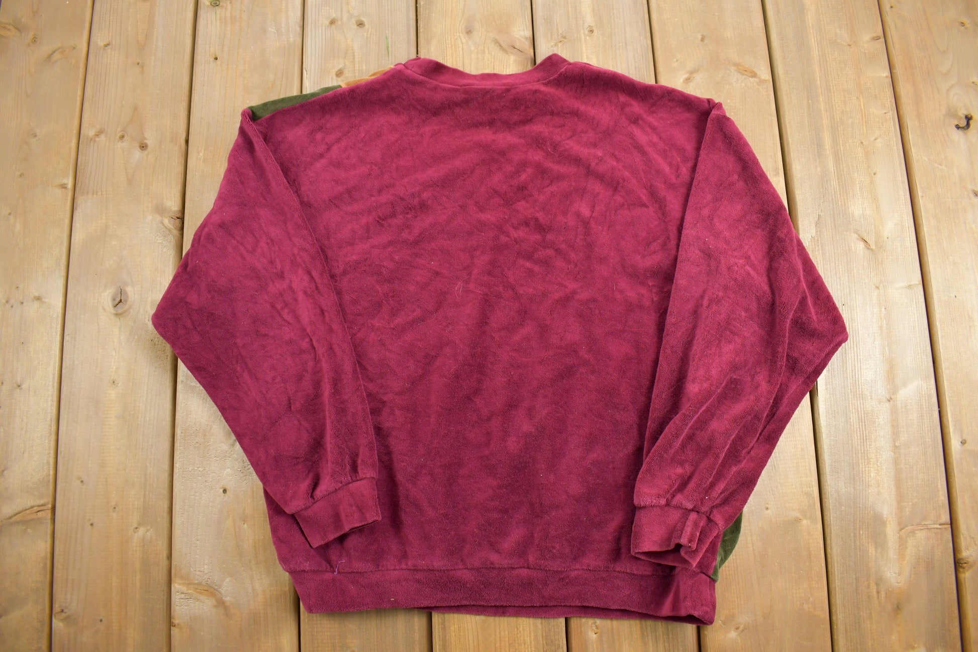 Vintage 1980s American Sportif Color Block Crewneck Sweatshirt