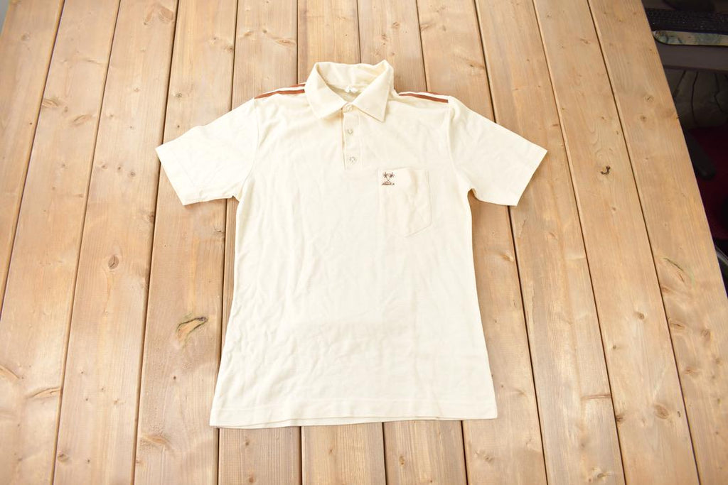 Vintage 1980s Jamaica Embroidered Souvenir Polo Shirt