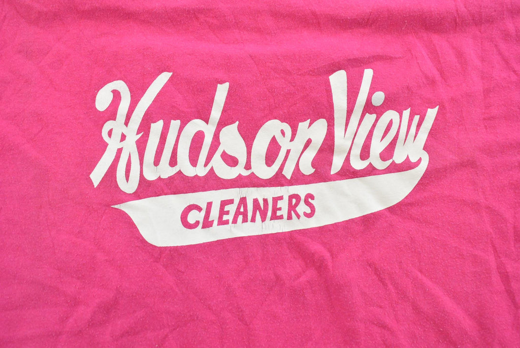 Vintage 1990s Hudson View Cleaners Graphic T Shirt Mens L  Sports  Athleisure  Streetwear  90s Tee  Made in USA