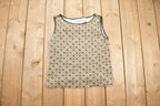 Vintage 1980s White Stag Quilted Texture Tank Top