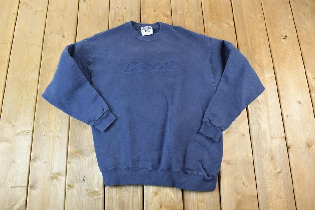 Vintage 1990s Microsoft Souvenir Heavyweight Crewneck Sweatshirt