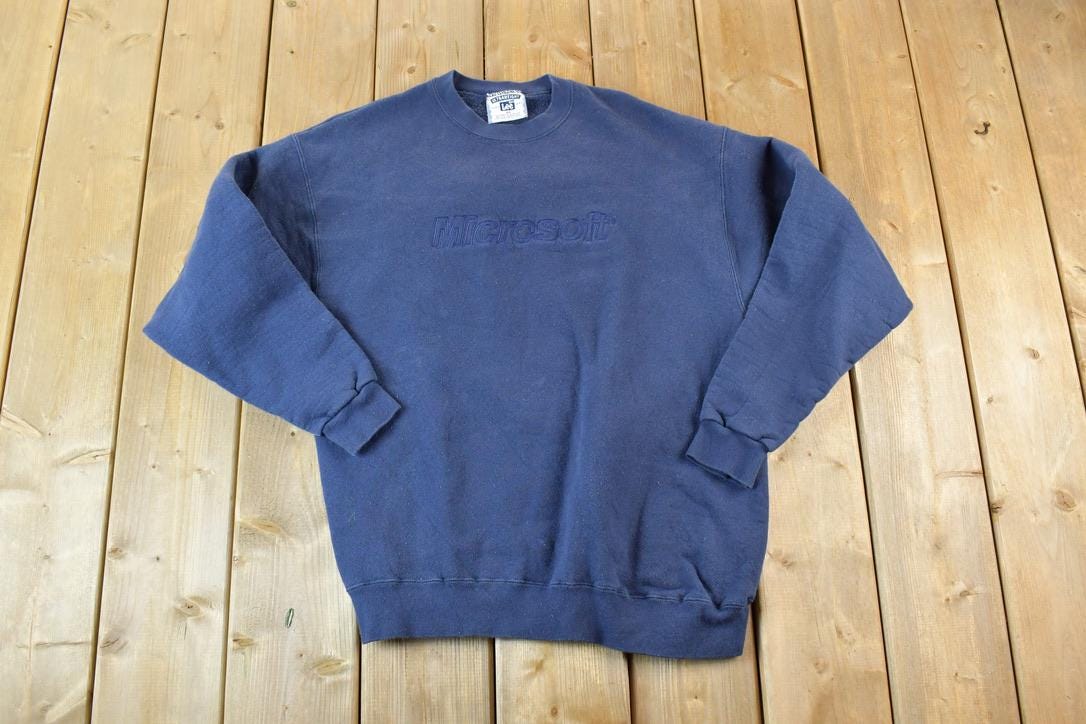 Vintage 1990s Microsoft Souvenir Heavyweight Crewneck Sweatshirt