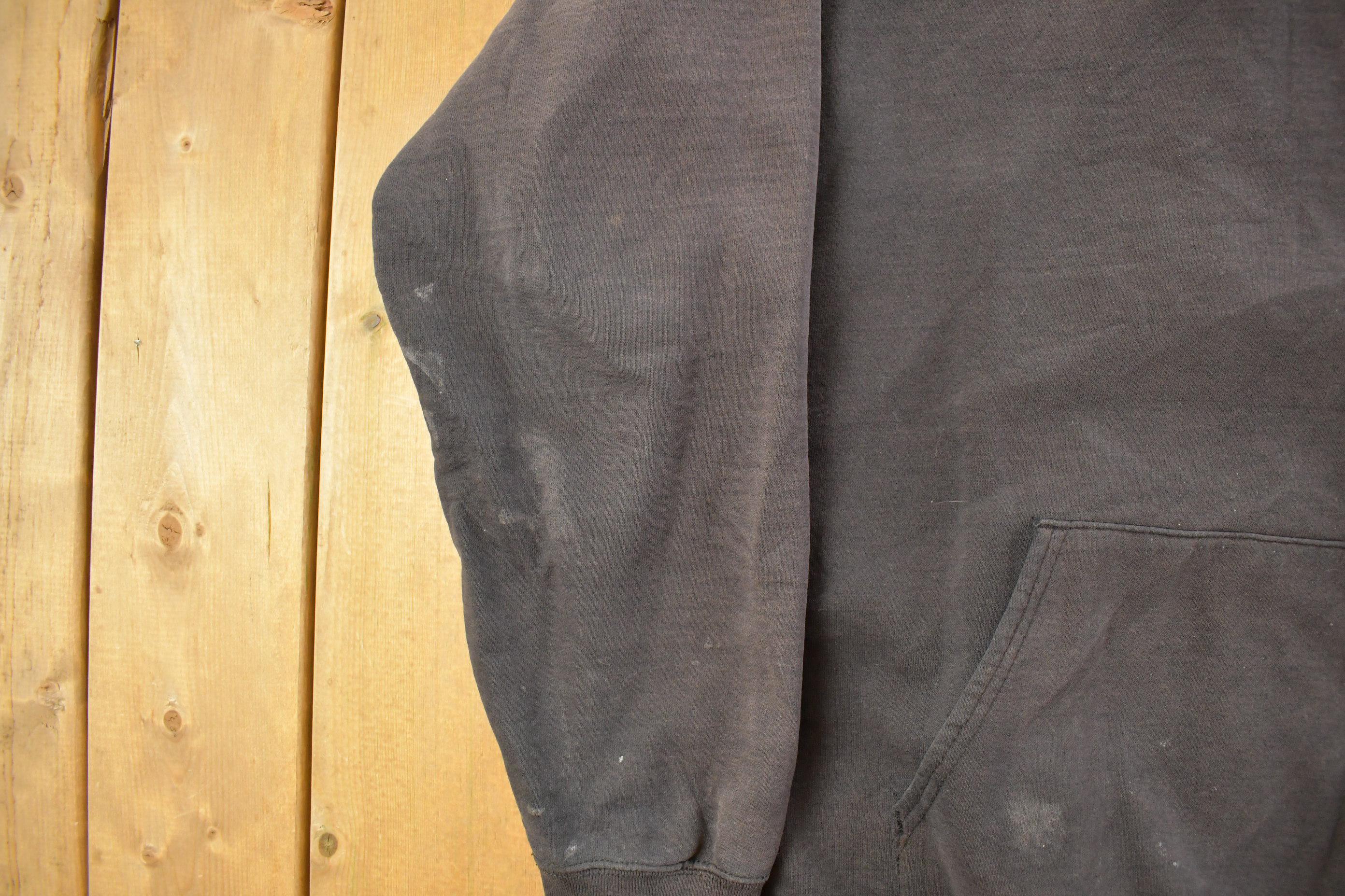 Vintage 1990s Carhartt Sun Faded Distressed Hoodie Sweatshirt Men's 2XL