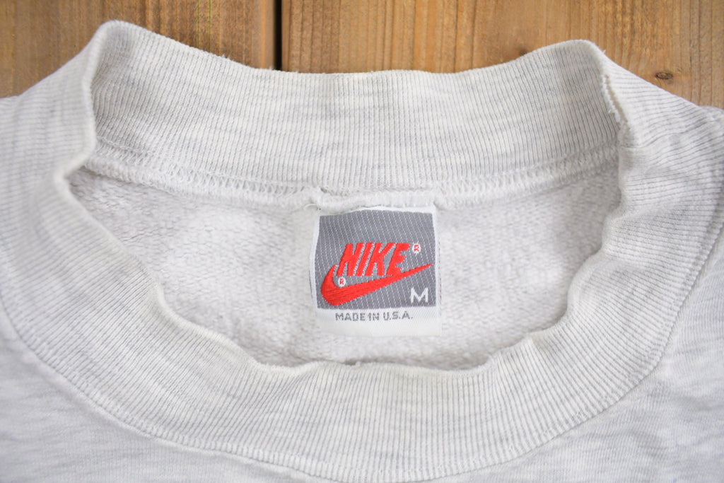 Vintage 1980s Nike Mini Logo Boxy Crewneck Sweatshirt