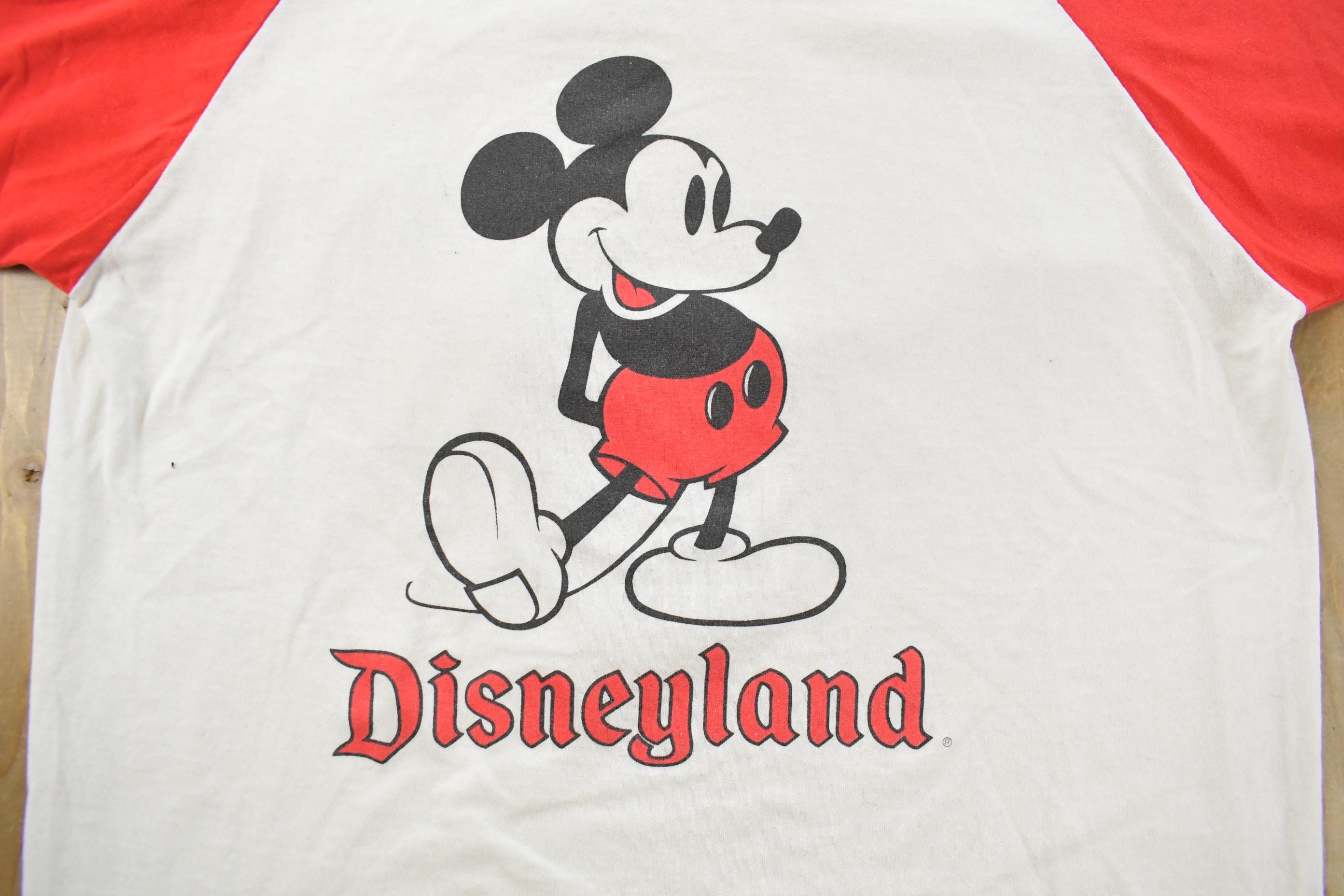 Vintage 1990s Mickey Mouse Disneyland Promo T-Shirt Men's Large
