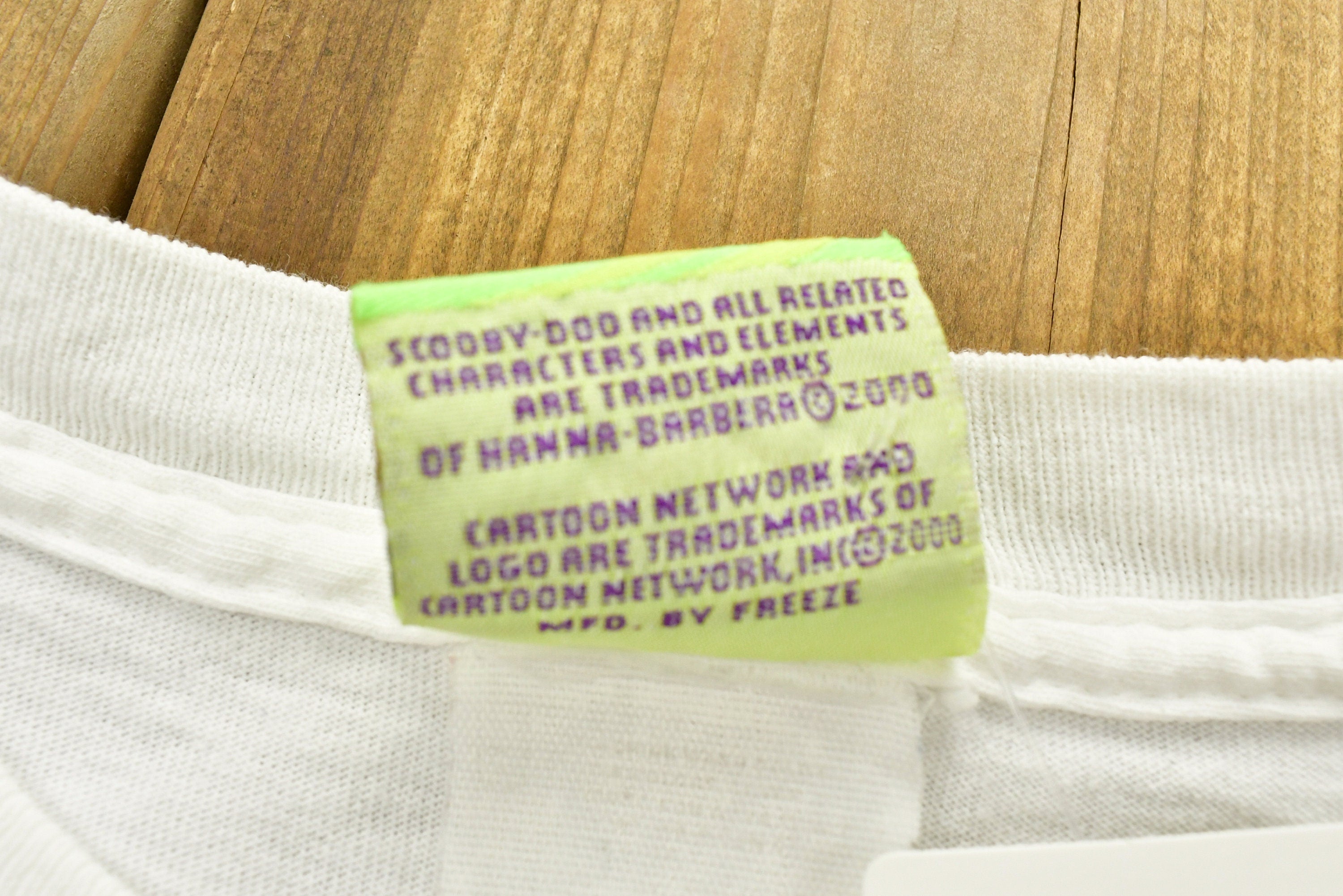 Vintage 2000 Scooby Doo Cartoon Network Graphic T-Shirt