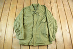 Vintage 1970s OG-107 Nylon Combat Field Coat Men's XS