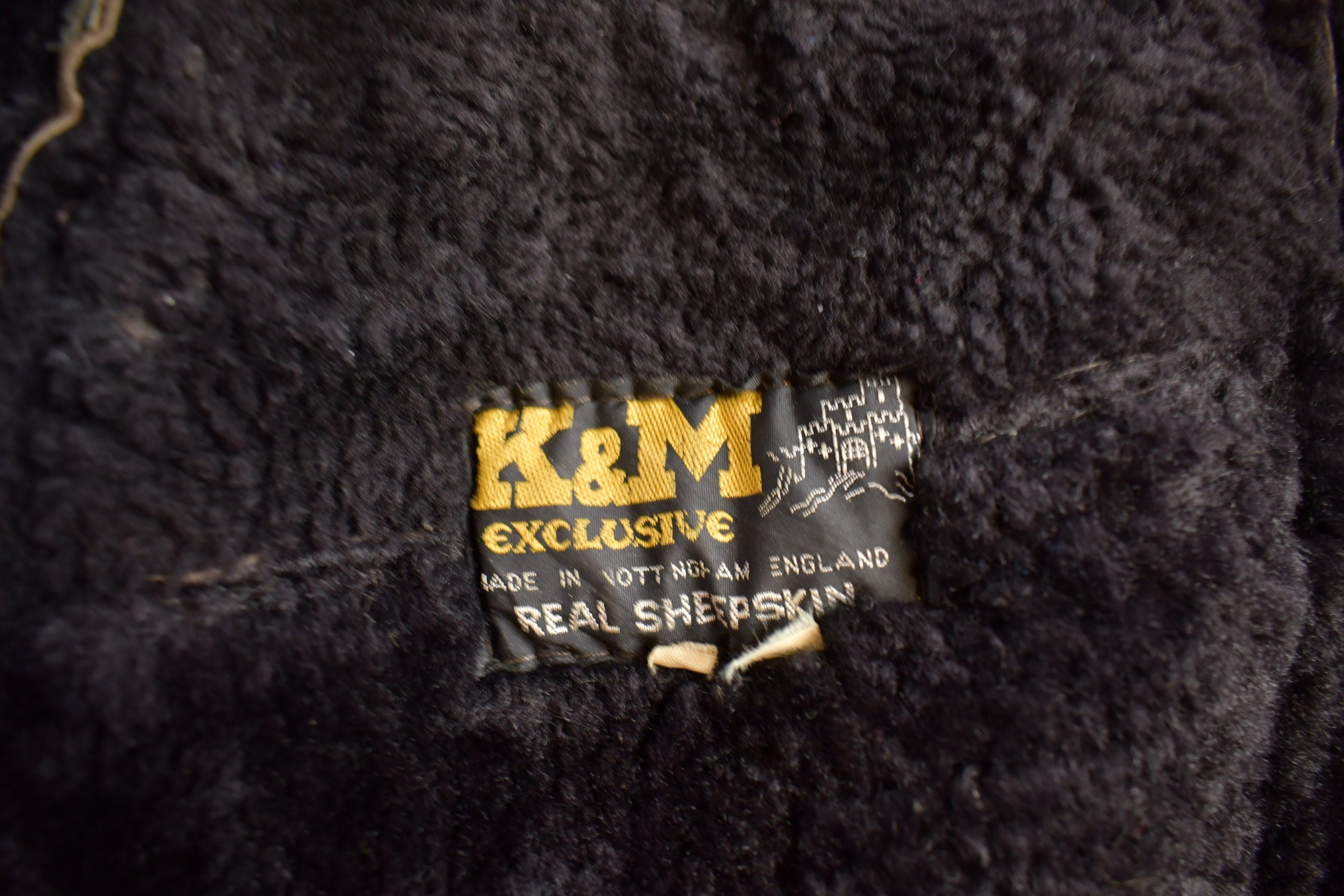 Vintage 1970s K&M Exclusive Sheepskin Fur Coat