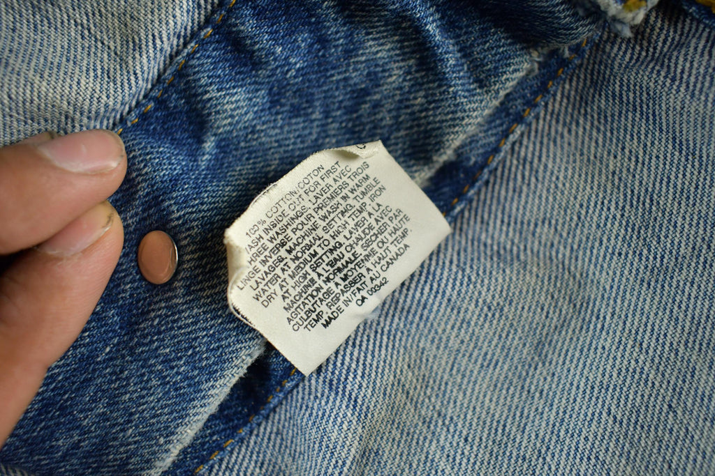 Vintage 1980s Levi's Denim Jean Trucker Jacket Men's Medium