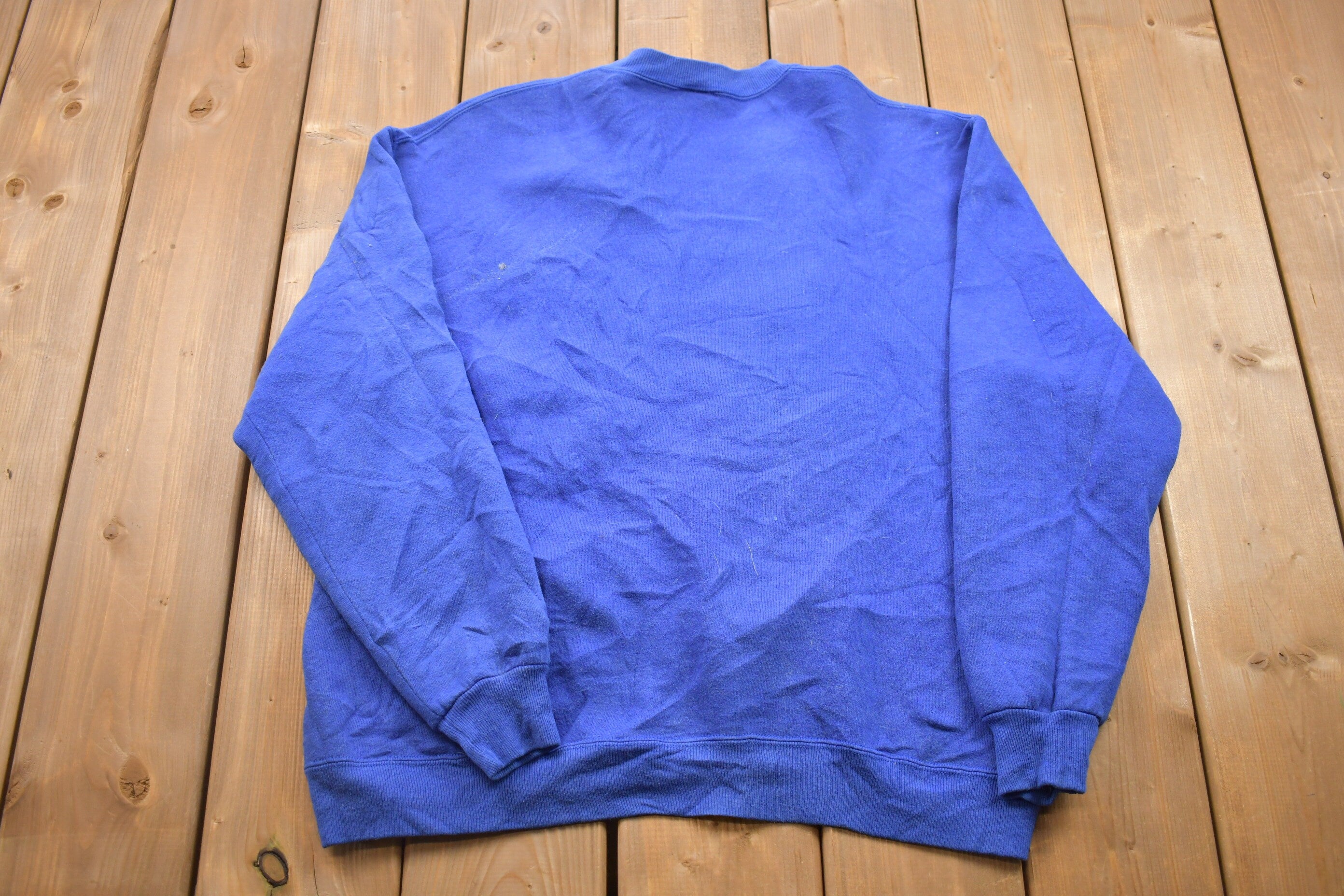 Vintage 1990s Homemade Dragon Graphic Crewneck Sweatshirt