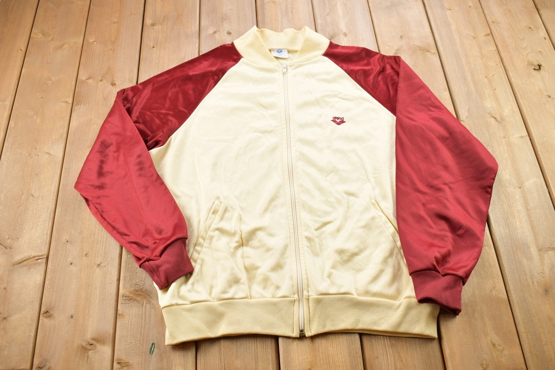 Vintage 1990s Arena Zip Up Track Jacket