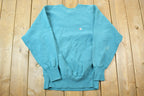 Vintage 1990s Champion Reverse Weave Teal Sweatshirt