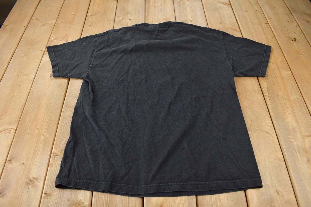 Vintage 2000 Flaming Skull Graphic T-Shirt Size XL
