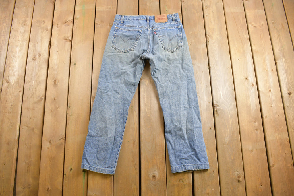 Vintage 1990s Levi's 505 Red Tab Jeans Size 33 x 28
