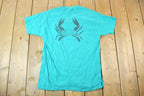 Vintage 1989 Samoan Crabbing Tournament Souvenir Single Stitch Graphic Print T-Shirt Made In USA