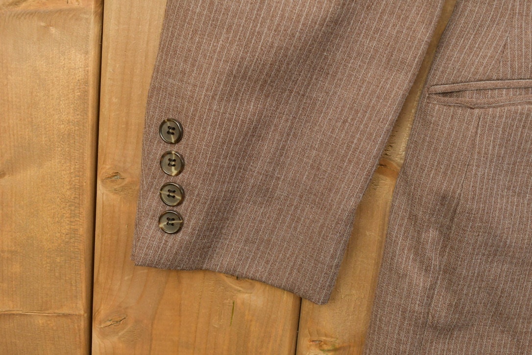 Vintage 1990s Brown Blazer Jacket