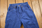 Vintage 1970s Wrangler Western Style Denim Jeans Size 26 x 30