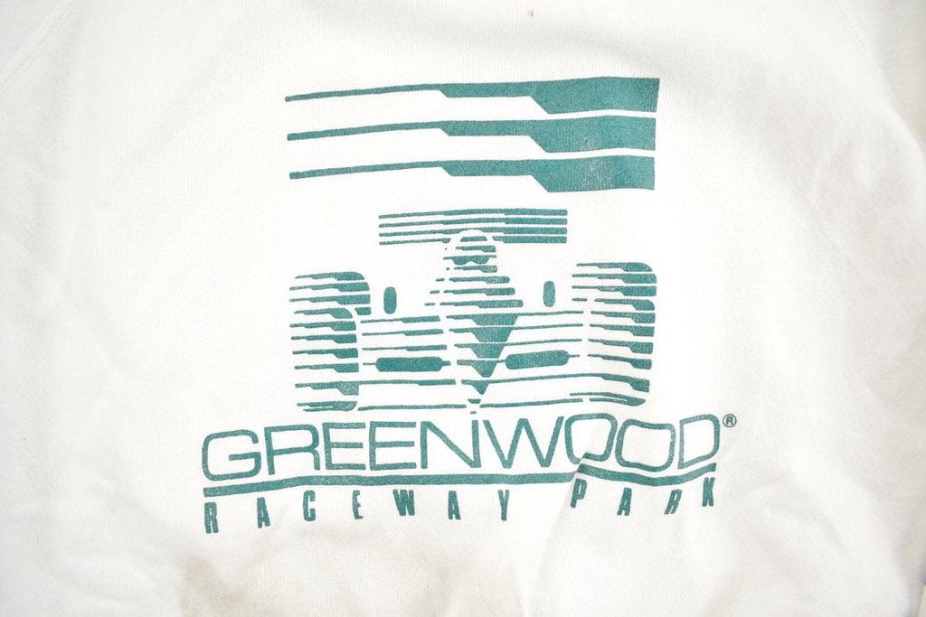 Vintage 1990s Greenwood Raceway Park Graphic Crewneck Sweatshirt