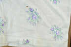 Vintage 1990s Floral Lace Collar Single Stitch T-Shirt