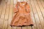 Vintage 1970s Suburban Heritage Leather Trench Coat