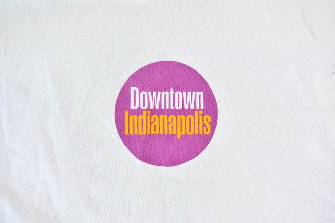 Vintage 1990s Downtown Indianapolis Indiana Full Circle Celebration Souvenir Travel T-Shirt  Made In USA  American Vintage