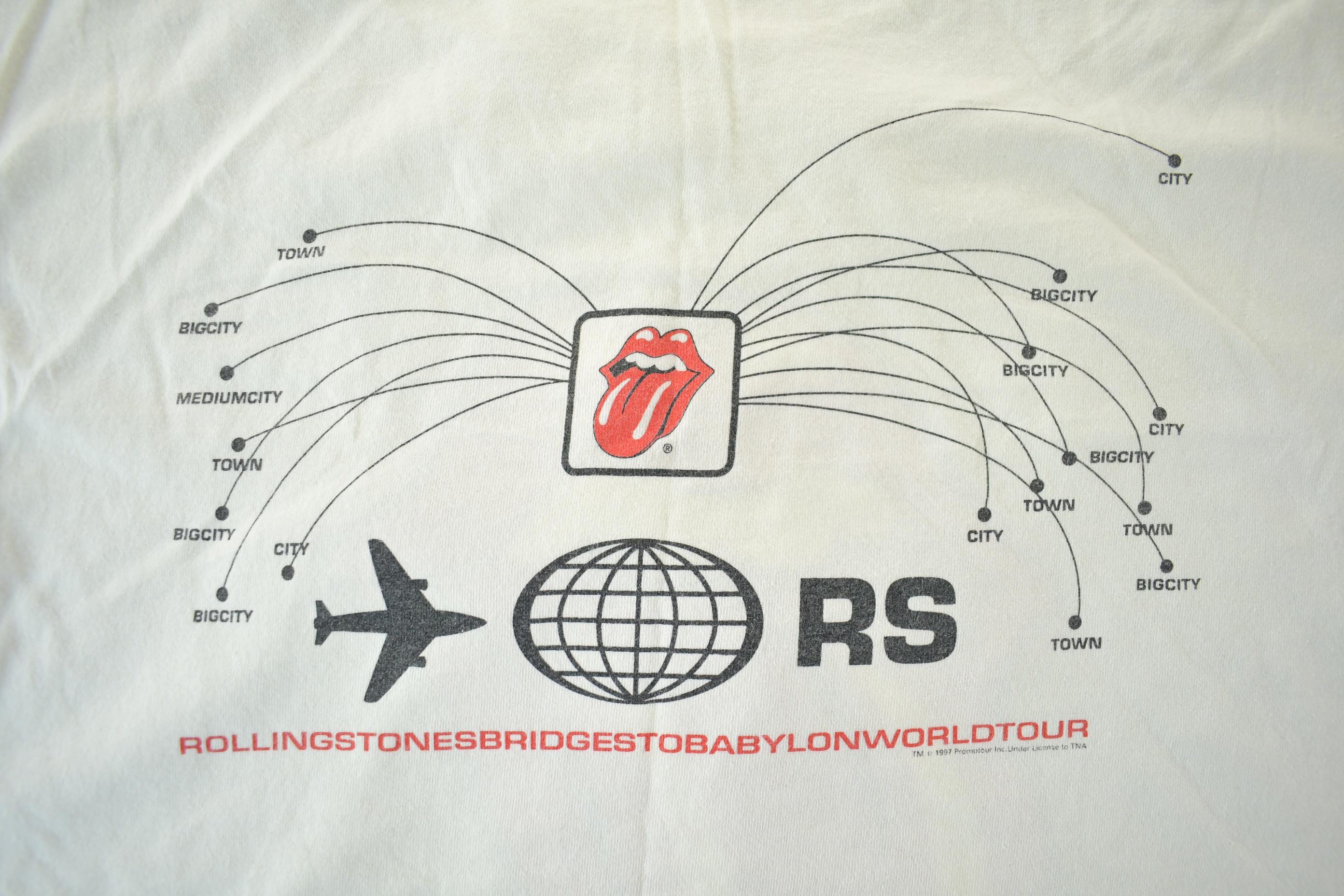 Vintage 1997 The Rolling Stones Tour Band T-Shirt
