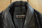 Vintage 1990s Wilsons Leather Trench Coat Women's Large